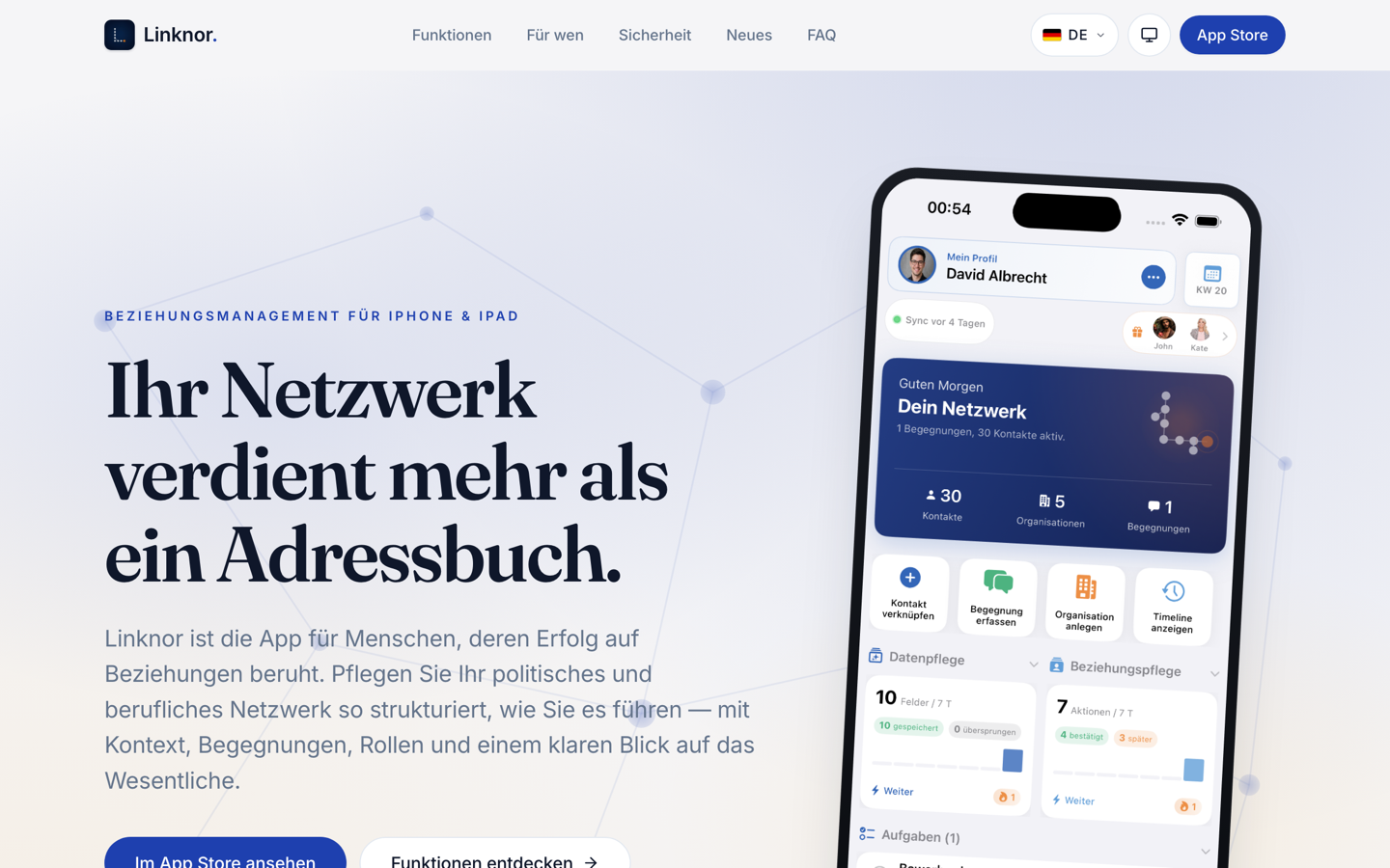 Screenshot von Linknor