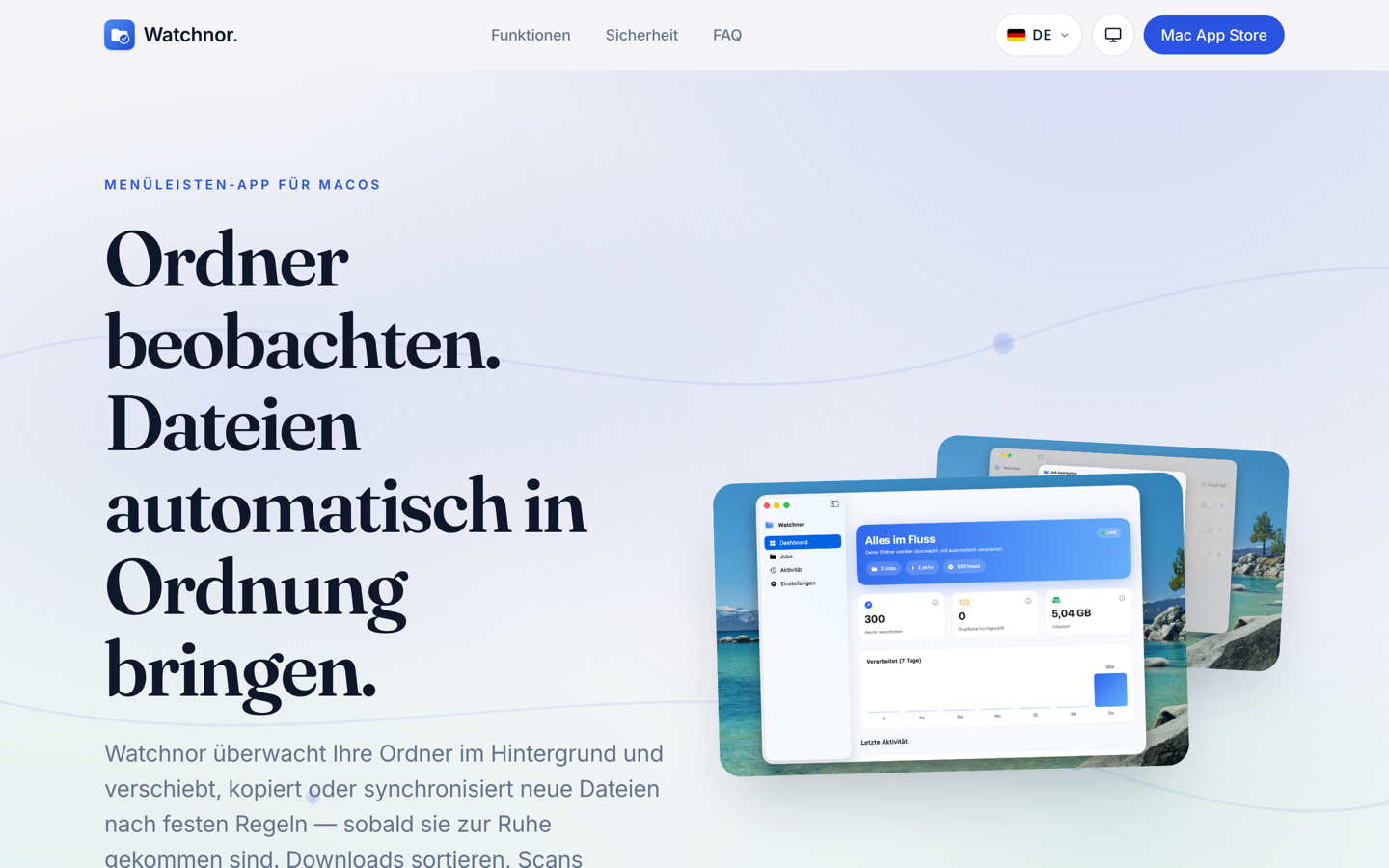 Screenshot von Watchnor